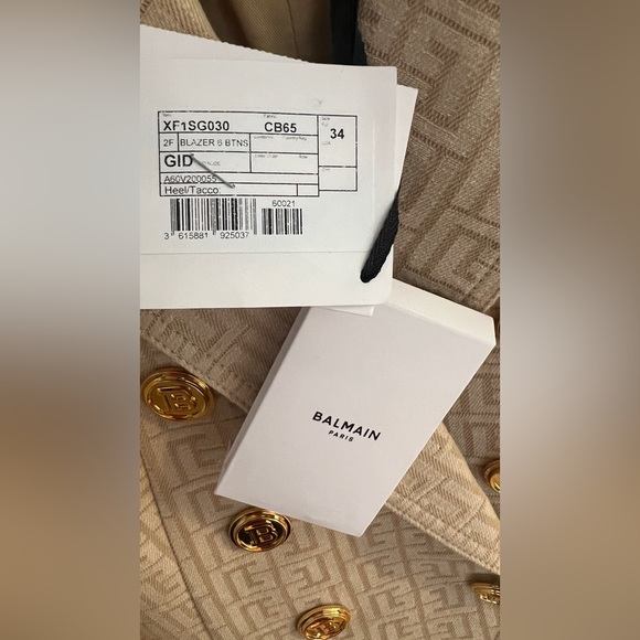Balmain Jacquard Monogram Blazer - Picture 16 of 16